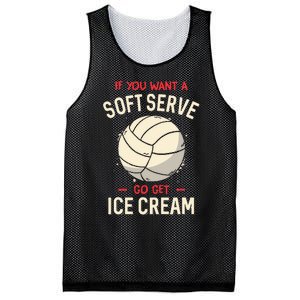 If You Want A Soft Serve Voleyball Mesh Reversible Basketball Jersey Tank