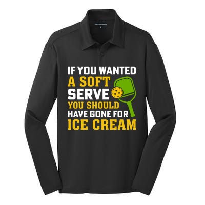 If You Wanted A Soft Serve You Should Have Gone For Ice Cream Silk Touch Performance Long Sleeve Polo