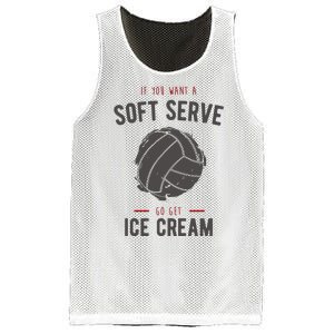 If You Want A Soft Serve Go Get Ice Cream Funny Vollyball Mesh Reversible Basketball Jersey Tank