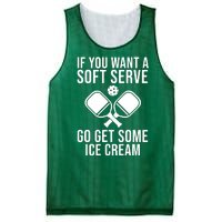 If You Want A Soft Serve Go Get Some Ice Cream Funny Pickleball Mesh Reversible Basketball Jersey Tank