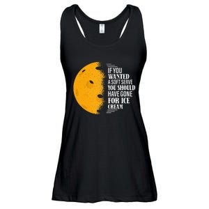 If You Wanted A Soft Serve Funny Pickleball Ladies Essential Flowy Tank