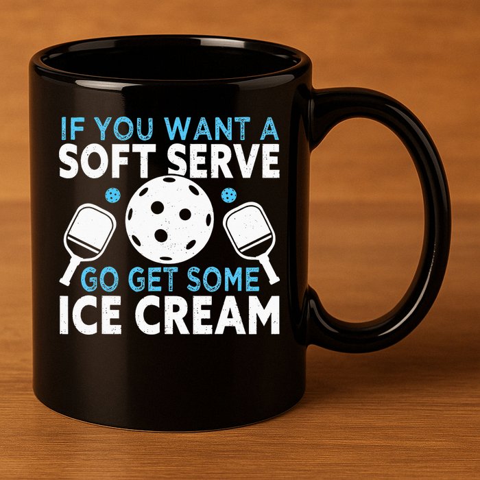 If you want a soft serve go get some Ice Cream 11oz C Handle Ceramic Mug