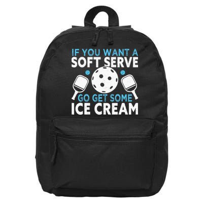 If you want a soft serve go get some Ice Cream 16 in Basic Backpack