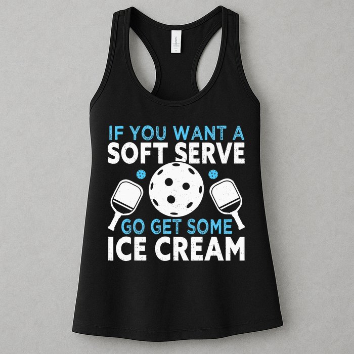 If you want a soft serve go get some Ice Cream Womens Tank Top