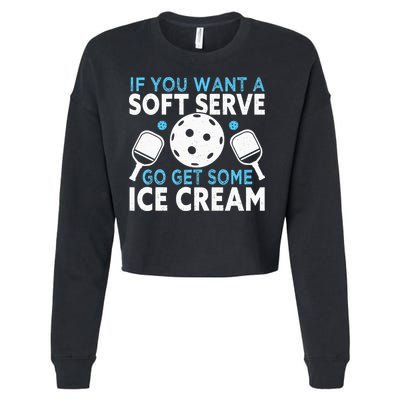 If you want a soft serve go get some Ice Cream Cropped Pullover Crew