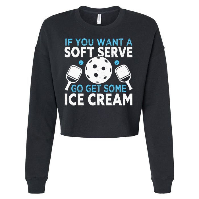 If you want a soft serve go get some Ice Cream Cropped Pullover Crew
