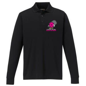 If You Want Soft Serve Go Get Ice Cream Funny Pickleball Gift Performance Long Sleeve Polo