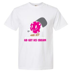 If You Want Soft Serve Go Get Ice Cream Funny Pickleball Gift Garment-Dyed Heavyweight T-Shirt