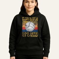 If You Want A Soft Serve Go Get Ice Cream Volleyball Hoodie