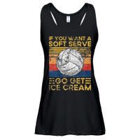 If You Want A Soft Serve Go Get Ice Cream Volleyball Ladies Essential Flowy Tank