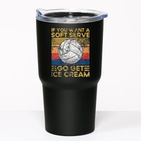 If You Want A Soft Serve Go Get Ice Cream Volleyball Tumbler