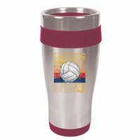 If You Want A Soft Serve Go Get Ice Cream Volleyball 16oz Travel Tumbler