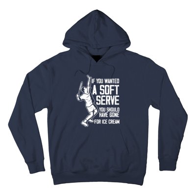 If You Wanted A Soft Serve Tennis Funny Tennis Player Hoodie