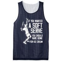 If You Wanted A Soft Serve Tennis Funny Tennis Player Mesh Reversible Basketball Jersey Tank