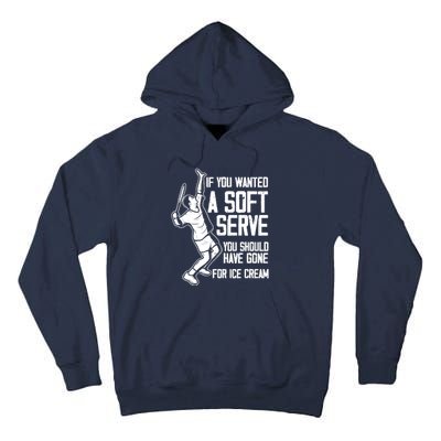 If You Wanted A Soft Serve Tennis Funny Tennis Player Tall Hoodie