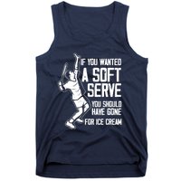 If You Wanted A Soft Serve Tennis Funny Tennis Player Tank Top