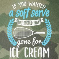 If You Wanted A Soft Serve - Funny Pickleball Player Legacy Tie Dye Trucker Hat