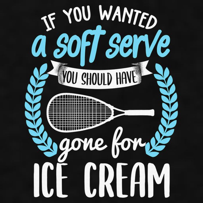 If You Wanted A Soft Serve - Funny Pickleball Player Ladies PosiCharge Tri-Blend Wicking Tank