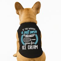 If You Wanted A Soft Serve - Funny Pickleball Player Doggie Tank