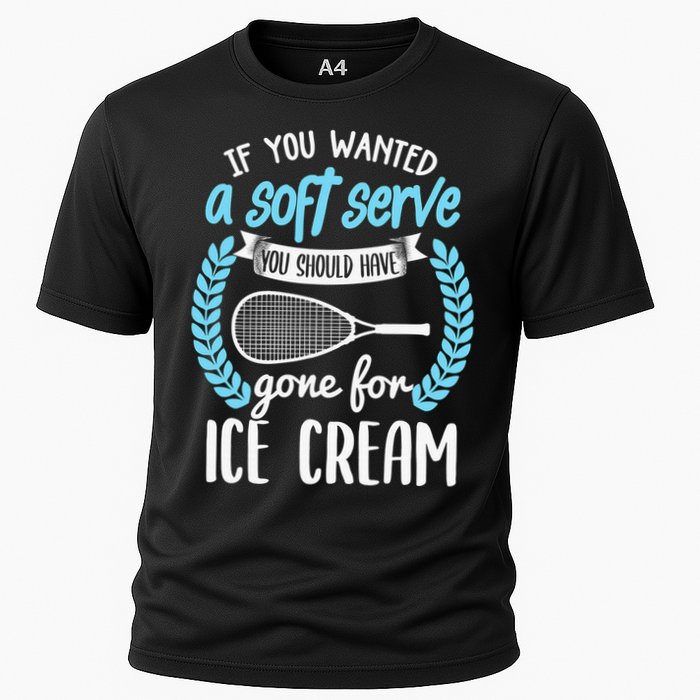 If You Wanted A Soft Serve - Funny Pickleball Player Performance Shirt