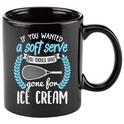 If You Wanted A Soft Serve - Funny Pickleball Player 11oz C Handle Ceramic Mug
