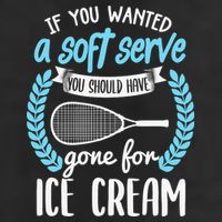 If You Wanted A Soft Serve - Funny Pickleball Player Knit Cap Winter Beanie