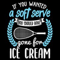 If You Wanted A Soft Serve - Funny Pickleball Player 16 in Basic Backpack