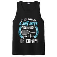 If You Wanted A Soft Serve - Funny Pickleball Player PosiCharge Competitor Tank