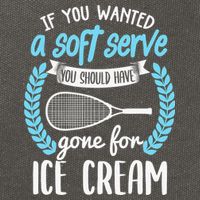 If You Wanted A Soft Serve - Funny Pickleball Player Cotton Canvas Backpack