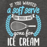 If You Wanted A Soft Serve - Funny Pickleball Player Vector Backpack
