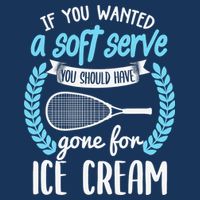 If You Wanted A Soft Serve - Funny Pickleball Player Infant Baby Jersey Bodysuit