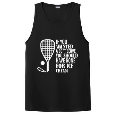 If You Wanted A Soft Serve Funny Racquetball PosiCharge Competitor Tank