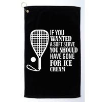 If You Wanted A Soft Serve Funny Racquetball Golf Towel