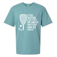 If You Wanted A Soft Serve Funny Racquetball Sueded Cloud Jersey T-Shirt