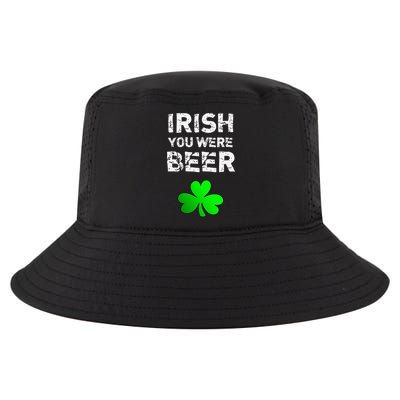 Irish You Were Beer Funny St. Saint Patrick's Day Funny Cool Comfort Performance Bucket Hat