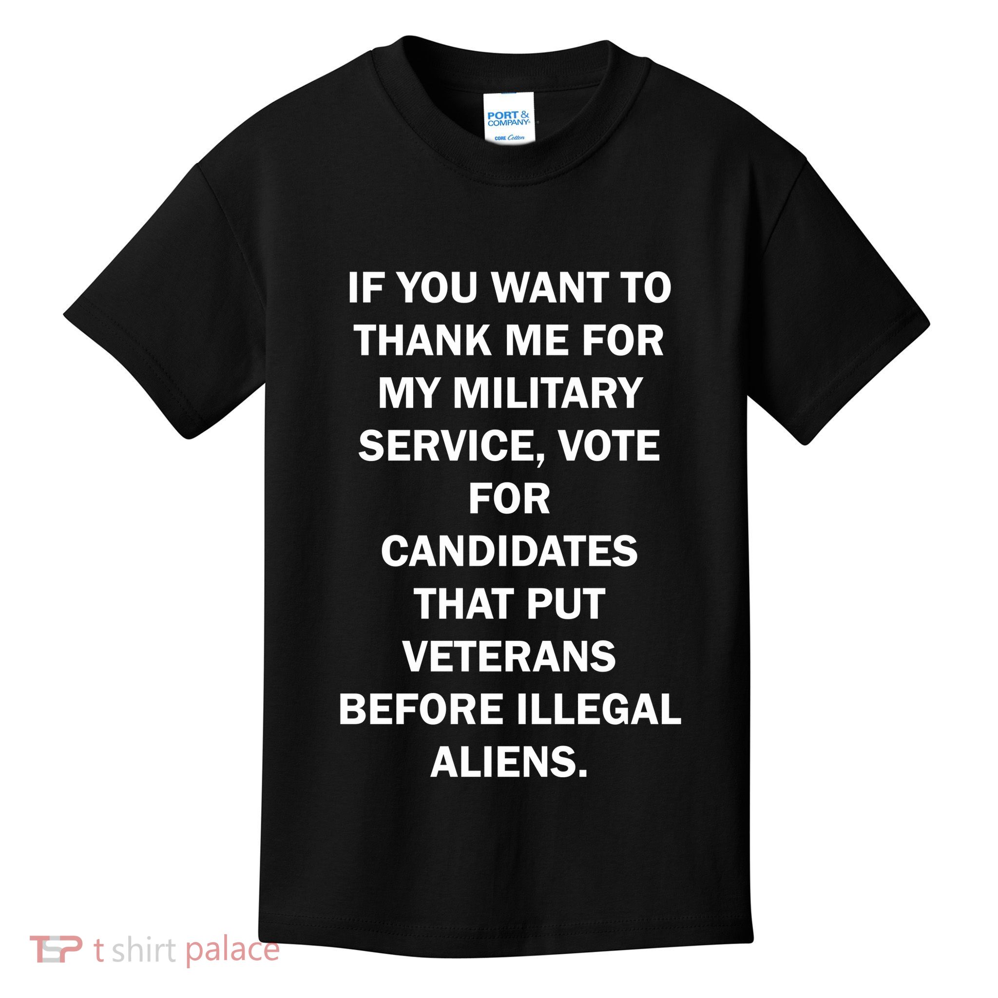 If You Want To Thank Me For My Military Service Kids T-Shirt