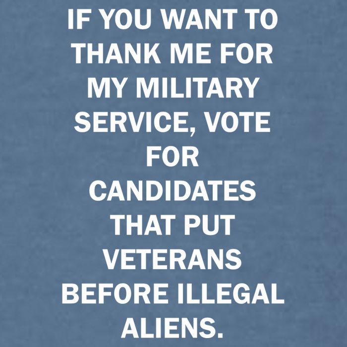 If You Want To Thank Me For My Military Service Garment-Dyed Sweatshirt