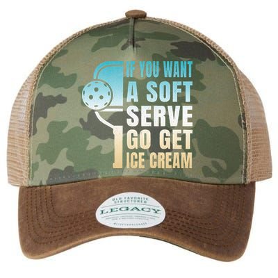 If You Want Soft Serve Go Get Ice Cream Pickleball Legacy Tie Dye Trucker Hat