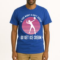 If You Want A Soft Serve Go Get Ice Cream Punny Volleyball Gift Tall T-Shirt