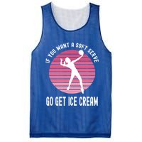 If You Want A Soft Serve Go Get Ice Cream Punny Volleyball Gift Mesh Reversible Basketball Jersey Tank