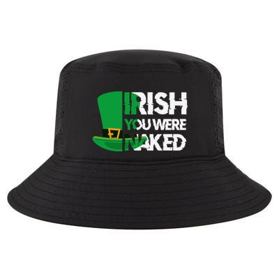 Irish You Were Naked Funny St Patricks Cool Comfort Performance Bucket Hat