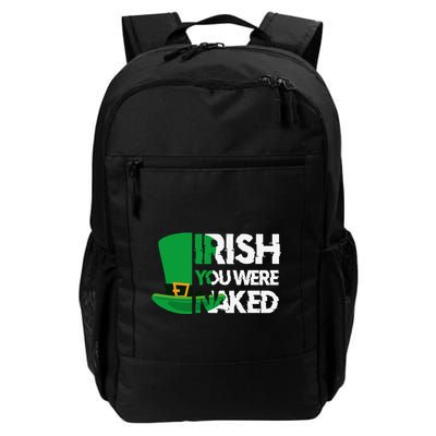 Irish You Were Naked Funny St Patricks Backpack