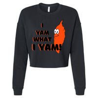 I Yam What I Yam Funny Yam Cropped Pullover Crew