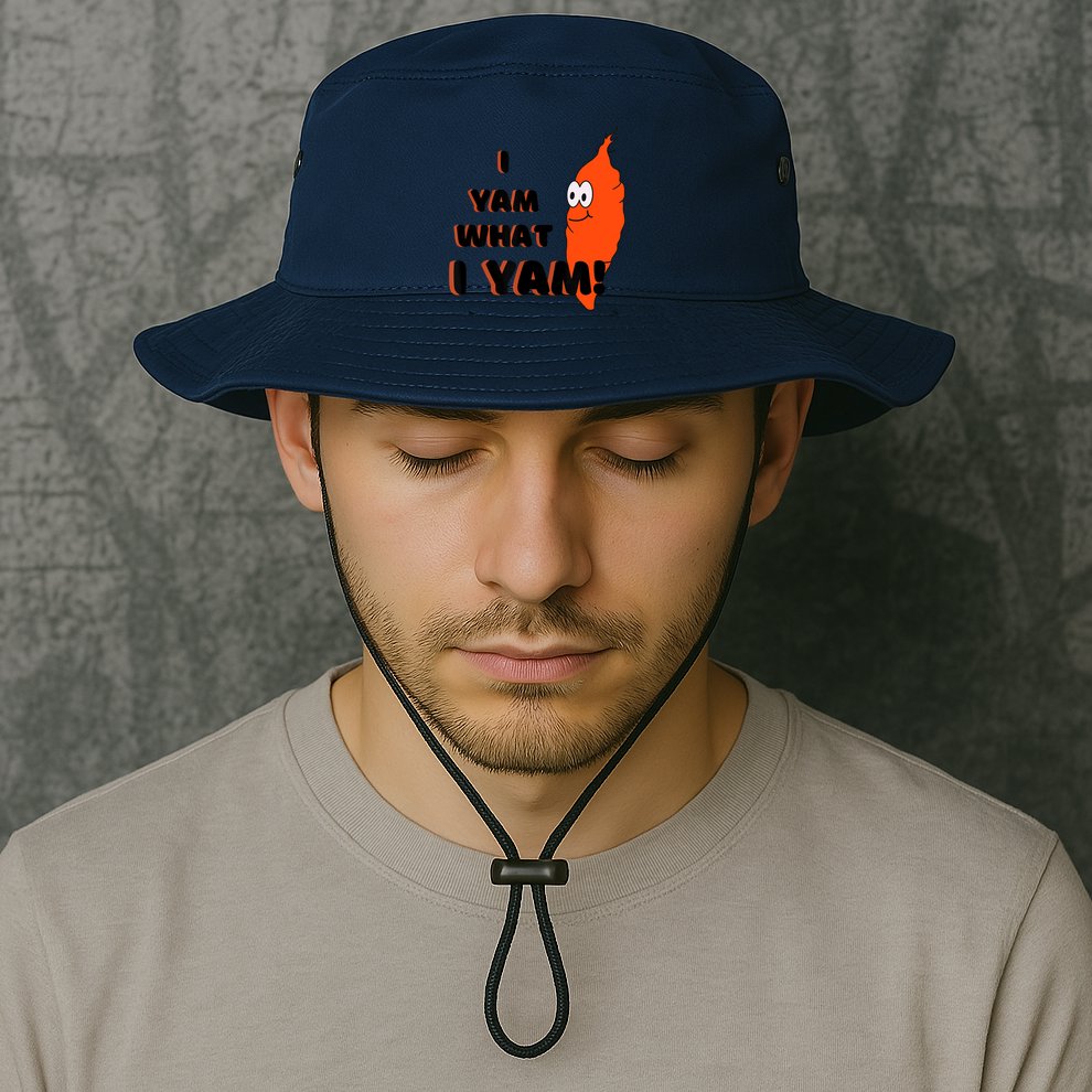 I Yam What I Yam Funny Yam Bucket Hat