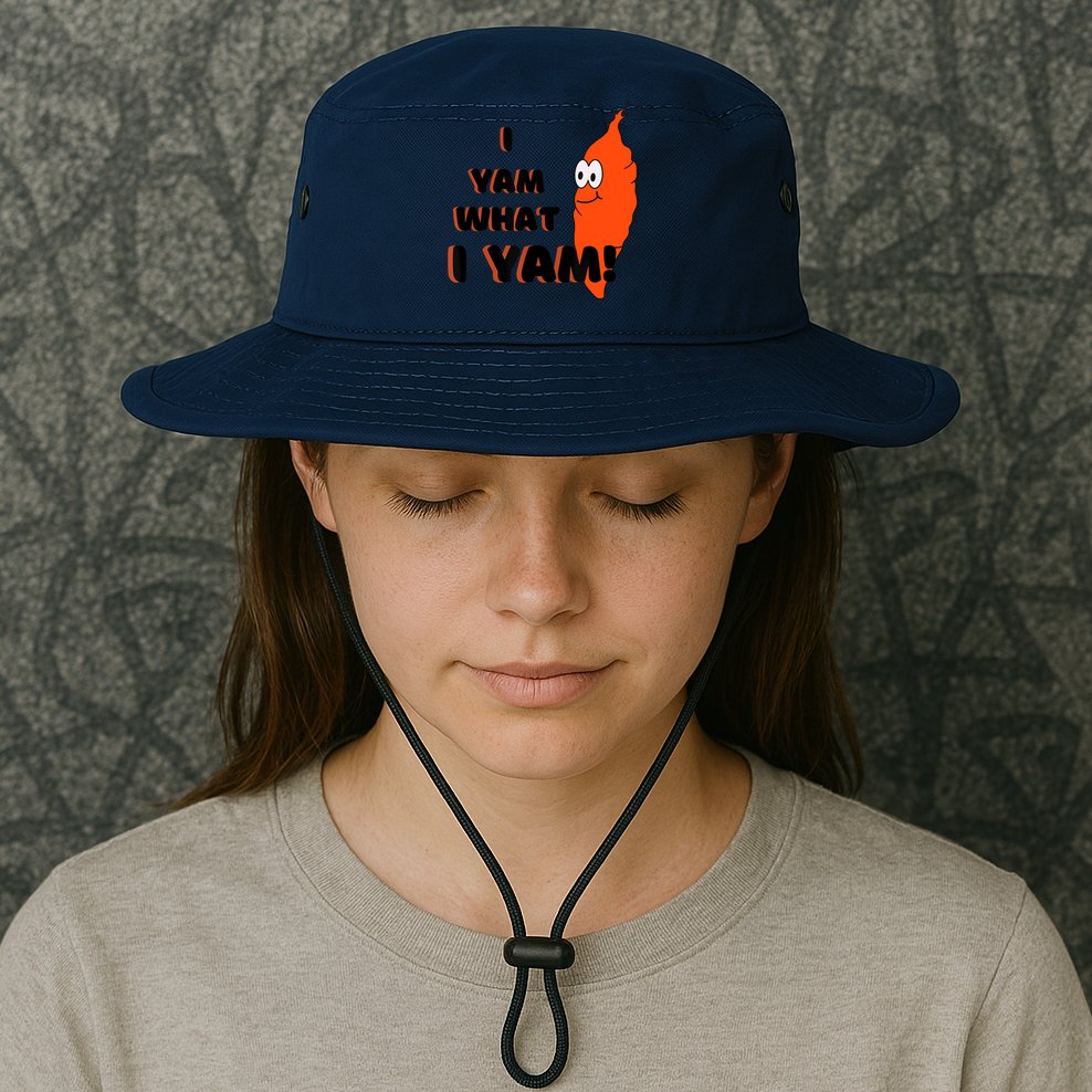 I Yam What I Yam Funny Yam Bucket Hat