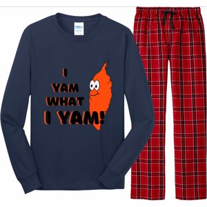 I Yam What I Yam Funny Yam Long Sleeve Pajama Set