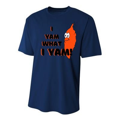 I Yam What I Yam Funny Yam Youth Performance Sprint T-Shirt