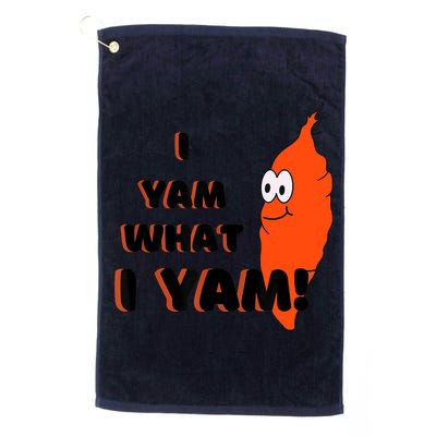 I Yam What I Yam Funny Yam Golf Towel
