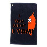 I Yam What I Yam Funny Yam Golf Towel