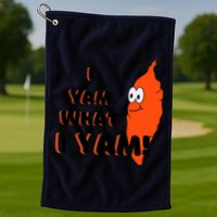 I Yam What I Yam Funny Yam Golf Towel
